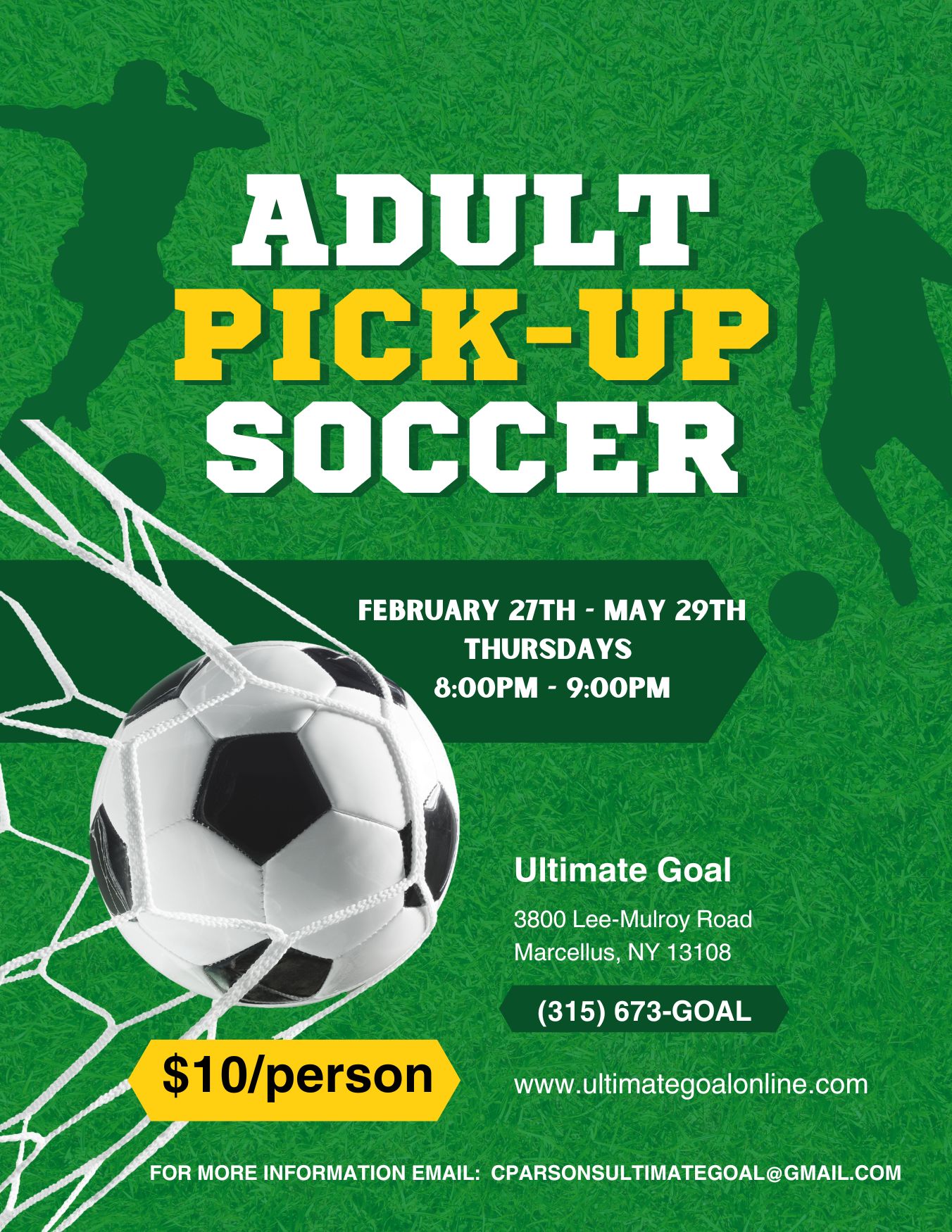 Pick up soccer Pick up soccer