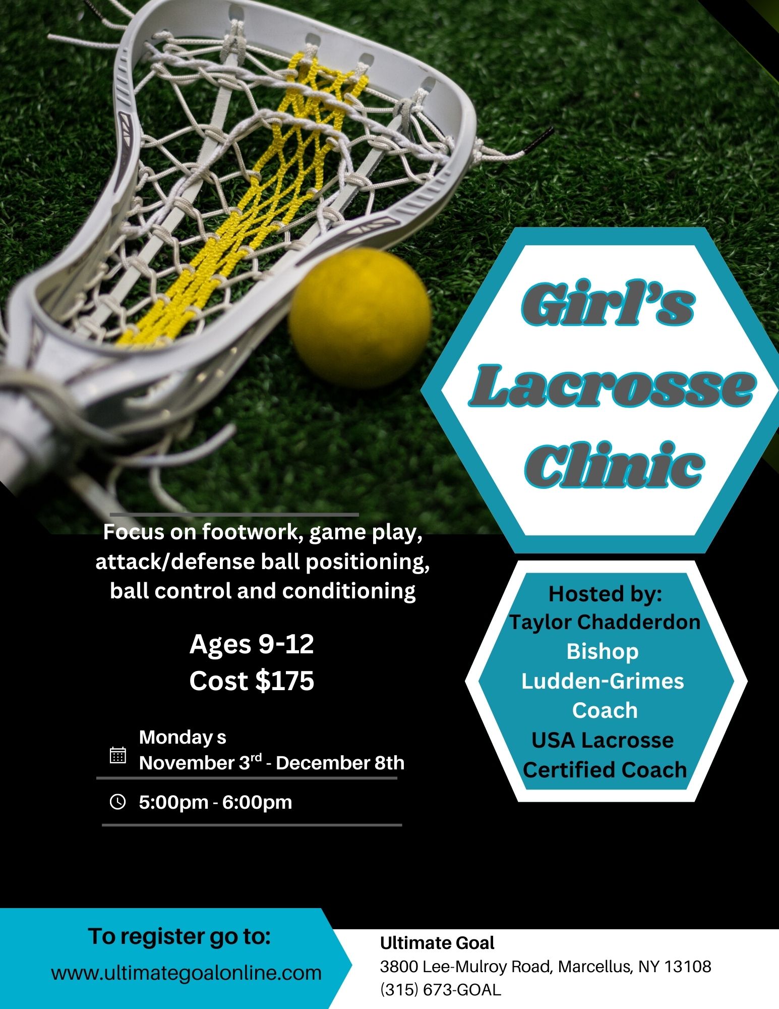 Girls' lax clinic-Fall
