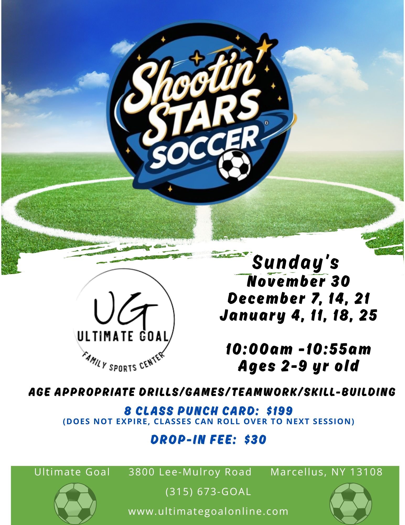 Shootin’ Stars Soccer-Session 2 UG