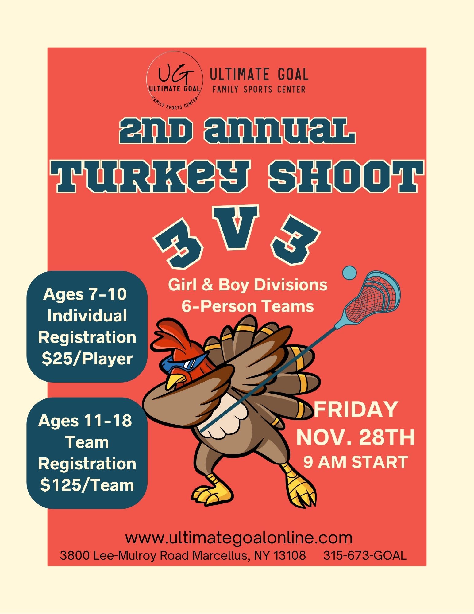 Lacrosse Thanksgiving 3v3