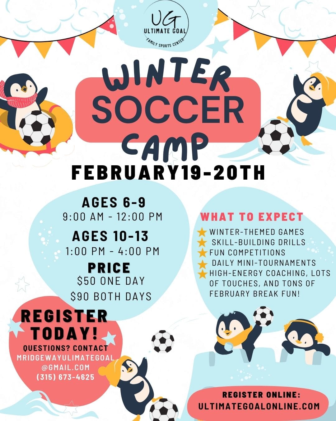 Feb. Break Soccer Camp